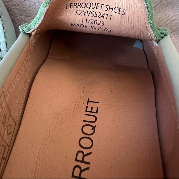 Perroquet Kids Mint Green Loafers - Picture 9 of 14